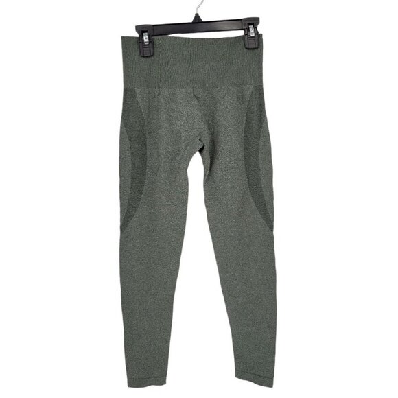 NVGTN womens small green contour seamless leggings athletic workout 12